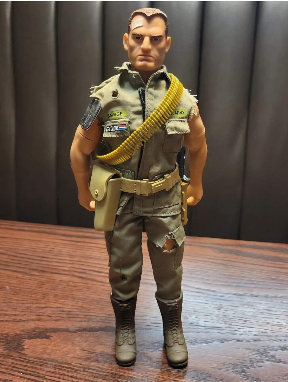 GI Joe 12 Inch SGT Savage Total Combat U.S ARMY - GUC